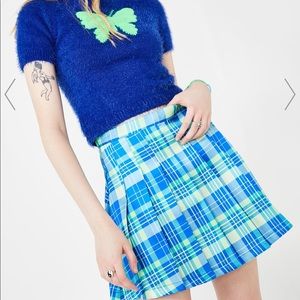 Dolls Kill pleated skirt